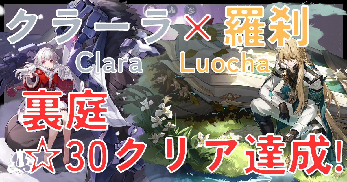 裏庭☆30達成！結局一番大事なのは〇〇でした。